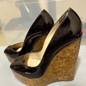 Christian Louboutin Patent Leather wedges size 36.5